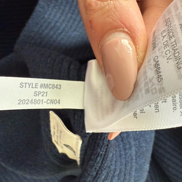 Madewell Colorblock Charleston V Neck Pullover Sweater - Picture 7 of 11